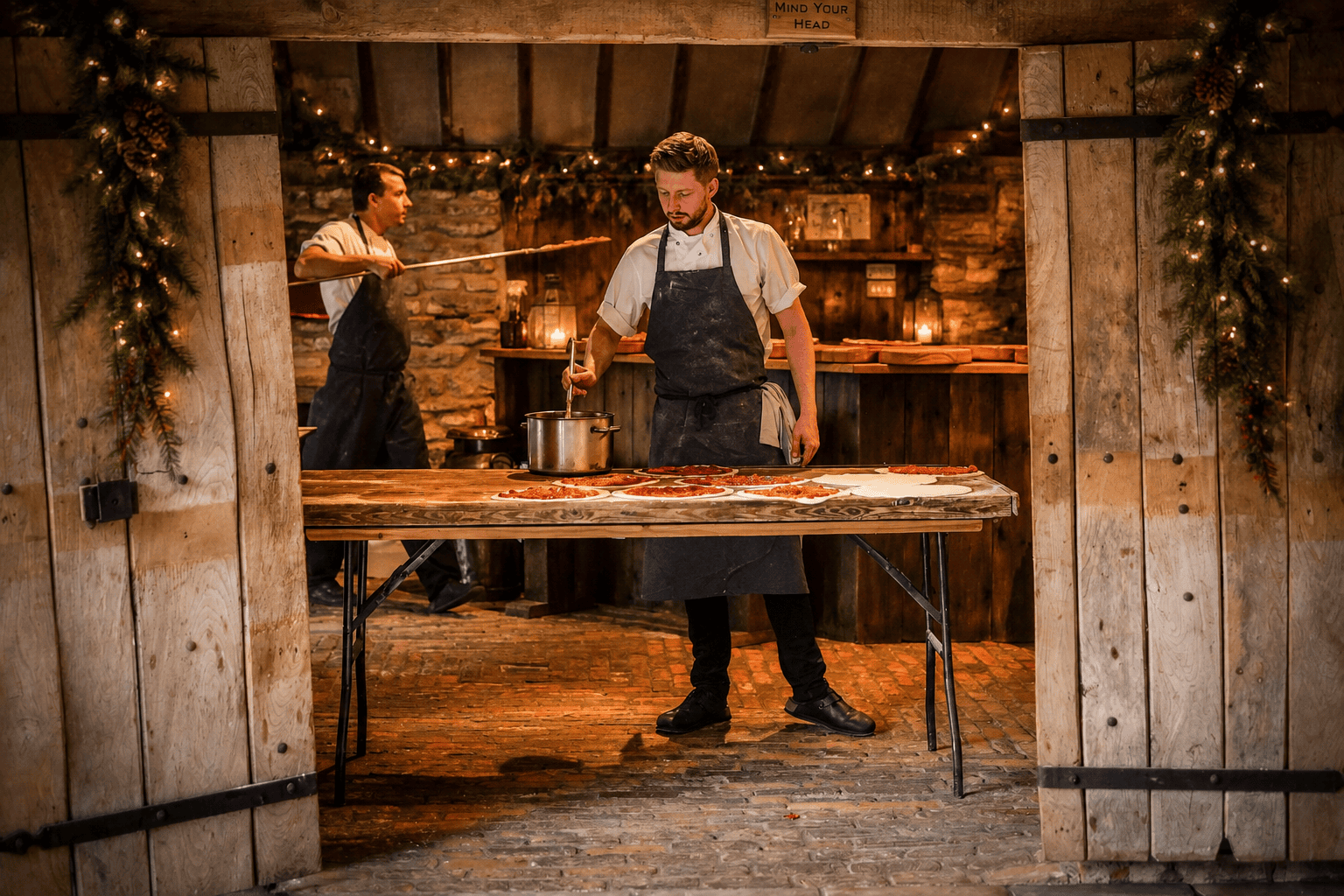 Festive Pizza & Prosecco at Tythe