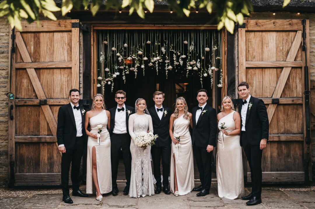 Classy Summer wedding with silk bridesmaids dresses