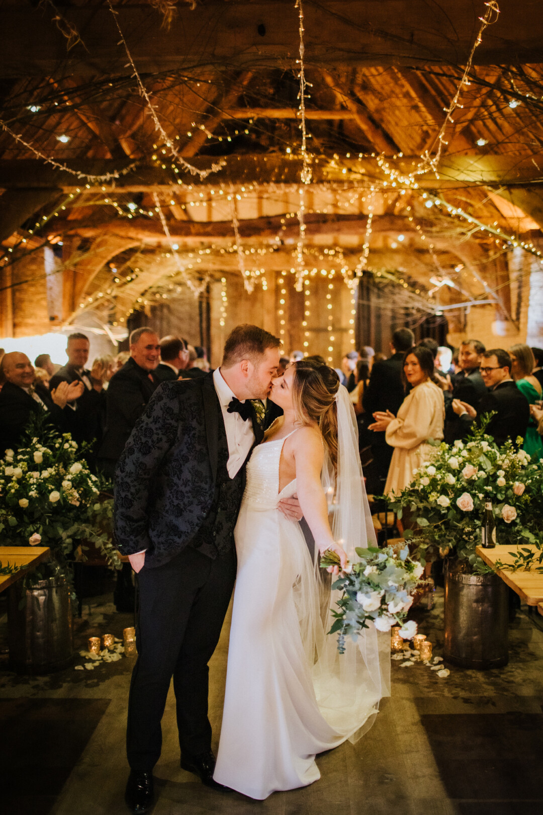 Magical indoor wedding ceremony